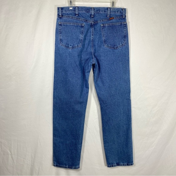 Wrangler Rustler Men’s Regular Fit Straight Leg Jeans 87619SW 36/34 - Picture 3 of 6